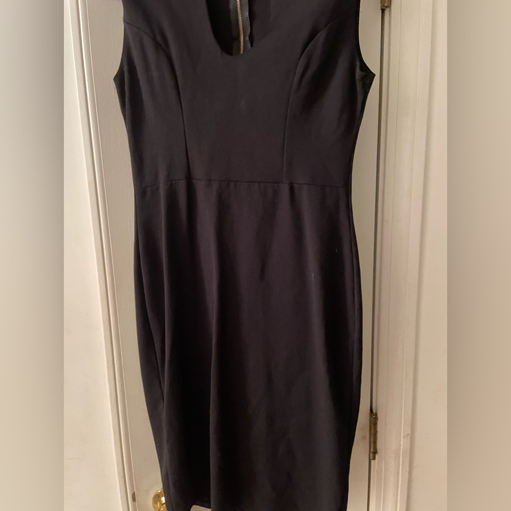 Black mini dress